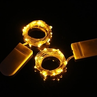 Corde de fil de cuivre étoilé féerique 2M / 6.6FT 20 LED