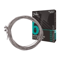 Cordes de guitare basse électrique Hexagon Alloy Wire Nickel Wound Bright Corrosion Resistant 6 Strings Set (.032-.128) Extra Light Special