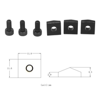 Cordes pour cordes de guitare électrique Tremolo Bridge Cordes Système de verrouillage Écrou en métal Vis à tête hexagonale à pince et serrage pour guitare