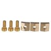 Cordes pour cordes de guitare électrique Tremolo Bridge Cordes Système de verrouillage Écrou en métal Vis à tête hexagonale à pince et serrage pour guitare
