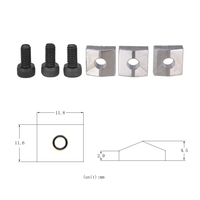 Cordes pour cordes de guitare électrique Tremolo Bridge Cordes Système de verrouillage Écrou en métal Vis à tête hexagonale à pince et serrage pour guitare