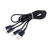 Cordon de charge 3-en-1 Cordon de charge USB universel tressé en nylon compatible avec les appareils i-Product/Type-C/Micro USB,  Rouge