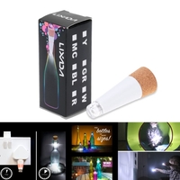 Cork Rechargeable USB en forme Night Light Super Bright vide Bouteille de vin Lampe LED pour Party Patio Xmas