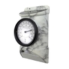 Corps de lampe murale extérieure solaire Détecion infrarouge + Contrôle de la lumière IP44 Apparence de marbre blanc - Thermomètre