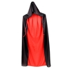 Costume de cape à capuche réversible Halloween Party unisexe Cape Cosplay