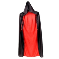 Costume de cape à capuche réversible Halloween Party unisexe Cape Cosplay