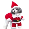 Costume de chien de père Noël Vêtements pour animaux de compagnie de Noël