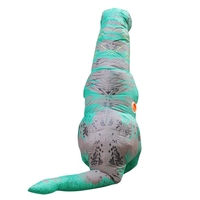 Costume de costume Trex de dinosaure gonflable du monde jurassique
