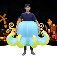 Costume gonflable de poulpe exploser Costumes de Cosplay déguisement gonflable pour la performance de scène de fête d