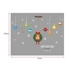 Couleur Noël Autocollant De Voiture En Verre Autocollant De Noël Suspendu Goutte Fenêtre Autocollant Décoration de La Maison