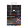 Couleurs vives Fineliner Stylo de couleur 0.4mm Fine Point Coloré Stylo Marqueur Set pour Journaling Note Prendre Écriture Dessin Croquis Coloriage Planificateur Bureau École Fournitures D