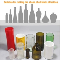 Coupe-bouteille en verre Coupe-bouteille Bricolage Machine pour couper le vin Bière Liqueur Whisky Alcool Champagne Eau ou soda Bouteilles rondes et bocaux Mason pour l