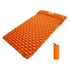 Coussin de couchage double gonflable avec oreiller matelas pneumatique de Camping 2 personnes pour tente randonnée en plein air randonnée pique-nique