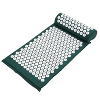 Coussin de massage acupression Mat stress Soulager la douleur acupuncture massage oreiller de Spike Yoga Mat avec oreiller