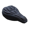 Coussin de siège de selle de vélo 3D Coussin rembourré de coussin de confort doux respirant (noir)