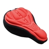 Coussin de siège de selle de vélo 3D Coussin rembourré de coussin de confort doux respirant (noir)