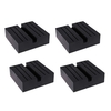 Coussin en caoutchouc Jack 1 pièces universel voiture carré noir adaptateur de Rail antidérapant Jack garde Pad adaptateur outil de réparation de véhicule pour ascenseur de voiture