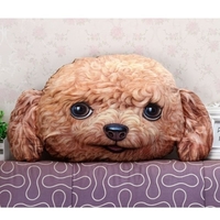 Coussin mignon de forme de tête d