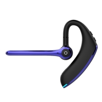 Écouteur F910 Bluetooth 5.0 Casque professionnel Écouteurs à deux microphones Casque antibruit Écouteur mains libres pour affaires / travail / conduite / bureau