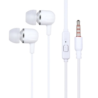 Écouteur intra-auriculaire 3, 5 mm Casque portable avec microphone