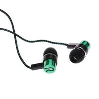 Écouteur intra-auriculaire stéréo isolant de 1, 1 M avec amplificateur jack 3, 5 mm
