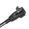 Écouteur universel à 2 doigts doigt PTT avec microphone casque pour Kenwood BAOFENG Retevis deux voies Radio Talkie-walkie deux broches K prise
