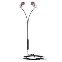 Écouteurs basse avec micro Écouteurs intra-auriculaires filaires avec microphone Écouteurs antibruit