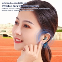 Écouteurs Bluetooth 5.0 Mini TWS Véritable casque sans fil Casque de sport à commande tactile Écouteurs intra-auriculaires avec étui de chargement pour micro Affichage numérique de la batterie