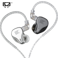 Écouteurs dynamiques à trois unités de type KZ DQ6 Écouteurs intra-auriculaires filaires avec son stéréo Écouteurs sport antibruit avec câble détachable pour périphériques d
