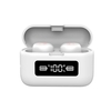 Écouteurs F9-281 TWS (Note de musique) Écouteurs sans fil BT 5.0 Écouteurs stéréo avec microphone intégré Contrôle tactile Affichage numérique LED Technologie de suppression du bruit des basses profondes 2000mAh Power Bank Case IPX5 Casque de spo
