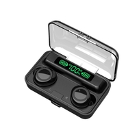Écouteurs F9-3 Bluetooth 5.1 TWS Véritables écouteurs sans fil Contrôle tactile Boîte de charge 2800mAh Affichage de l