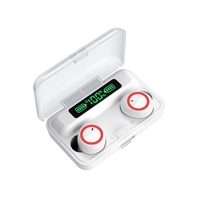 Écouteurs F9-3 Bluetooth 5.1 TWS Véritables écouteurs sans fil Contrôle tactile Boîte de charge 2800mAh Affichage de l