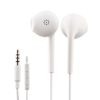 Écouteurs filaires 3, 5 mm avec microphone Demi-oreillette intra-auriculaire Écouteurs de musique Écouteurs de téléphone intelligent Contrôle en ligne