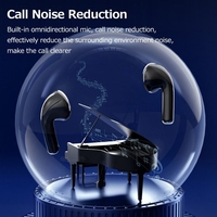 Écouteurs Lenovo Thinkplus XT83 Pro True Wireless BT Casque semi-intra-auriculaire Puce BT5.1 Décodage AAC/SBC Noir (Version standard)