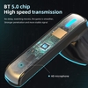 Écouteurs sans fil BT5.0 Transmission haute vitesse Microphone HD Signal stable Indépendant Double hôte Réduction du bruit Bleu