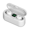 Écouteurs sans fil F9 True Écouteurs Bluetooth 5.0 TWS à contrôle tactile Casque de sport anti-transpiration 1200mAh Boîte de charge Affichage de l