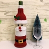 Couvercle de bouteille de vin de Noël Porte-bouteilles modèle Santa Snowman