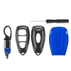 Couvercle de coque de boîtier de clé de télécommande en fibre de carbone pour Fords / Fo-cus / Fiesta / Kuga / C-Max
