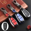 Couvercle de coque de boîtier de clé de télécommande en fibre de carbone pour Fords / Fo-cus / Fiesta / Kuga / C-Max