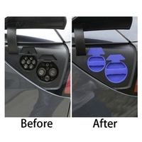 Couvercle de protection de chargeur de voiture de bouchon de charge couvercle de protection étanche à la poussière en silicone pour Tesla modèle 3