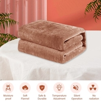 Couverture Chauffante Électrique Coussin Chauffant Couverture Chaude Chauffage Rapide Hiver Body Warmer Housse de Matelas Confortable 180x130cm avec 2 Niveaux de Température pour la Maison 220-240V