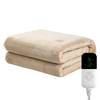 Couverture chauffante électrique Coussin chauffant Couverture en flanelle chaude Chauffage rapide Hiver Body Warmer Housse de matelas confortable 150x80cm avec 2 niveaux de température pour la maison 220-240V