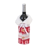 Couverture de bouteille de vin de Noël Chandail Bouteille de Noël Vêtements Décoration de table Cadeau