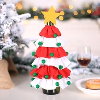 Couverture De Bouteille De Vin De Noël Couverture De Bouteille De Vin De Noël Sac De Cadeau De Vin Rouge De Noël Sac De Bonbons De Noël Décoration De Noël Pour La Fête À La Maison