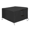 Couverture de foyer étanche Couverture carrée de foyer imperméable Coupe-vent Ripstop Table de foyer Couverture de cheminée extérieure
