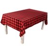 Couverture de table de maison de nappe de grille de jour de Noël