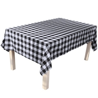 Couverture de table de maison de nappe de grille de jour de Noël