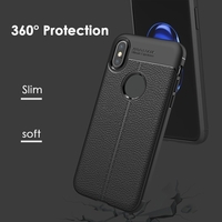 Couverture de téléphone pour iPhone X XS Coque de protection Slim Soft Durable Anti-rayures Anti-empreintes digitales Anti-sueur Résistance Aux Chocs Coque de Téléphone