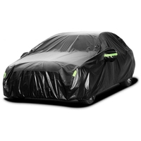 Couverture de voiture Couvertures de berline complètes avec bande réfléchissante Protection solaire anti-poussière et imperméable aux UV résistant aux rayures universel S