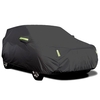 Couverture de voiture de berline imperméable tous les temps couverture de voiture extérieure Protection UV coupe-vent couverture complète de voiture universelle (4.4 * 1.8 * 1.6M)